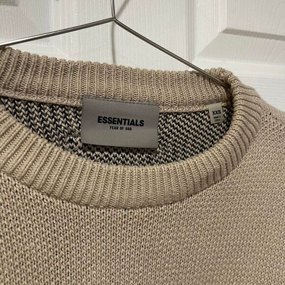 Essentials Women's Cream and Tan Jumper - Picture 3 of 6